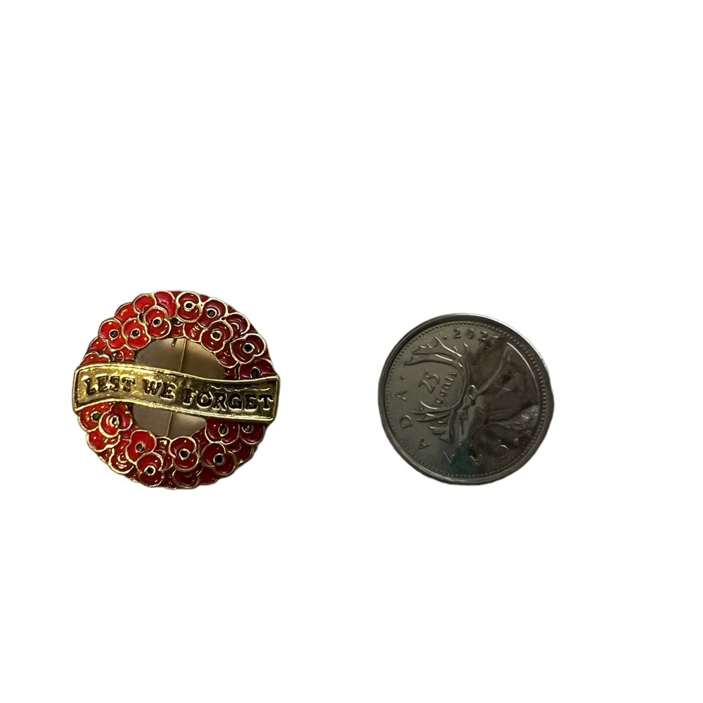 🆕 A Lest we forget pin for all year or Remembrance Day